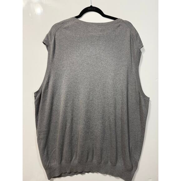 Ralph Lauren Polo Sweater Vest Men's Size 3XLT (Tall) Grey Casual Preppy Golf - Picture 4 of 6